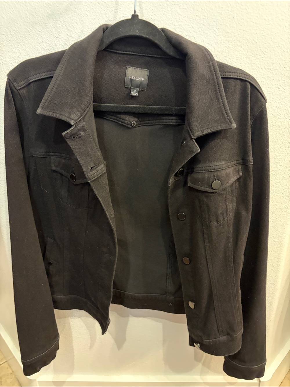 Liverpool Black Jean Jacket
